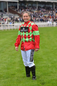 Becky 9 Inspirational jockey joins Harrogate as hydration ambassador