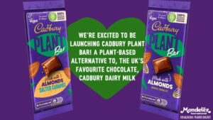 CDM plant bar asset with comma Mondelēz to launch Vegan Cadbury bar in the UK and Ireland