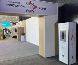 COP27 water station1 Water refill stations and sustainable bottles bring hydration solution to COP27