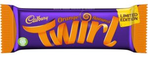 Cadbury Twirl Limited edition Cadbury Twirl Orange returns