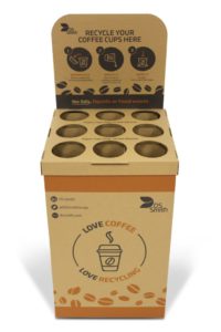 Coffee Cup Drop Box Front DS Smith Wins #TheCupFund for Coffee Cup Drop Box Scheme