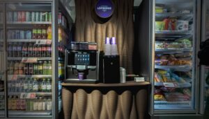 Coffee2 3D printed coffee station made from waste