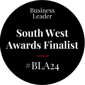 Finalist Sticker Round Nebrak shortlisted at the Business Leader South West Awards 2024