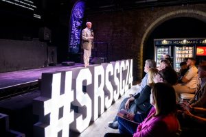 The keynote address was delivered by Jim Brinton founder CEO and Chairman of Avanti Markets and Evergreen Refreshments who flew in for the event Smart Retail Solutions annual gala hailed as ‘best one yet’ by industry peers