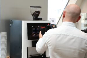 Touchless Coffee Machine Liquidline Liquidline and Mother join forces
