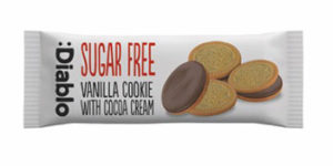 Vanilla Cocoa Cream Cookie 44g Image 1web New no added sugar wafers and cookies from Diablo