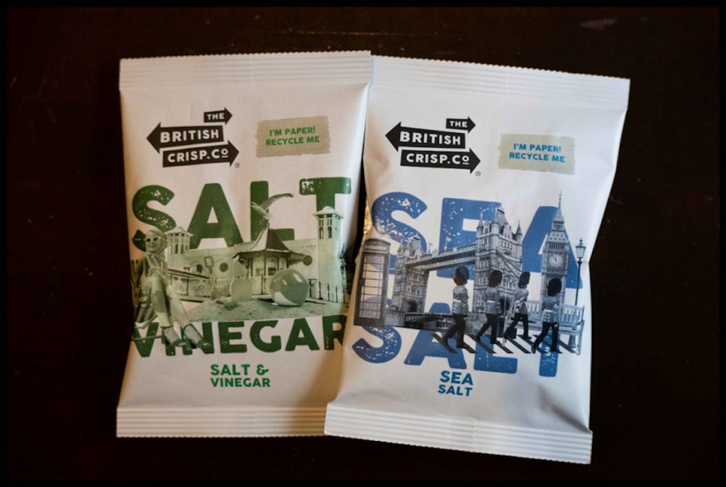 UK’s first fully recyclable paper packet launched