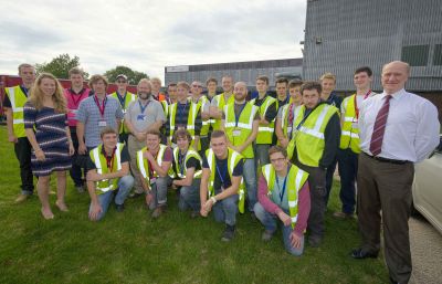 2116.photo.1 Huhtamaki UK and Sparsholt College Hampshire announce Chelsea Flower Show entry partnership